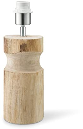 Home Sweet Home Ländlicher Tischlampenfuß Bodo für Lampenschirm | Leuchte | 10,5/10,5/33cm | Tischlampensockel aus Holz | E27| für Lampenschirm | Lampenschirm Max. 35 cm