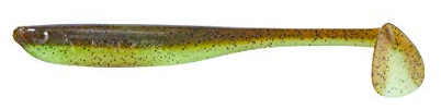 Balzer Shirasu Z-Shad Zander Shads - 3 Gummifische, Größe/Gewicht/Farbe:12.5cm / 9g / Green Pumpkin