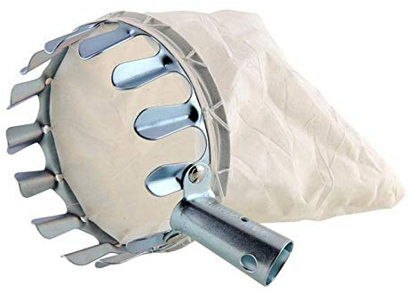 CHENGZI Obstpflücker Kopf mit Stoffbeuteln, Outdoor Pflaumen Ernte von Äpfeln, Orangen, Kirschen, Pflaumen und mehr