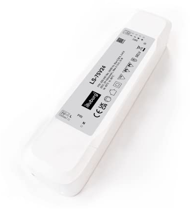illuburg LED Trafo 24V 75W Flackerfrei für LED Strip Lampe LED Netzteil Treiber Transformator Driver Power Supply