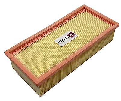 Distri+ - Filtre plissé Plat Compatible pour aspirateur Karcher NT65/2, NT72/2, NT75/2, 69042830, 6.904-283.0 - Lot de 1 Filtre