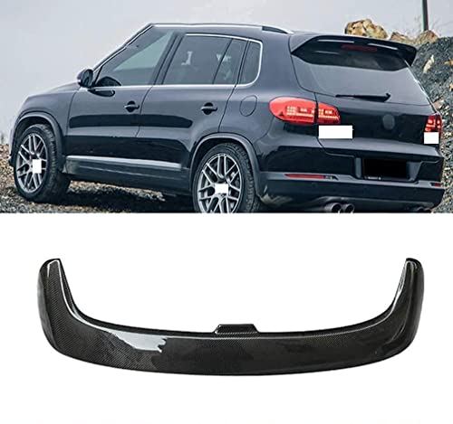 Kohlefaser Auto Heckspoiler für VW Tiguan 2009-2017, Hinten Spoiler Spoilerlippe Performance Tuning Lippe Wing Spoiler Styling Modification Zubehör