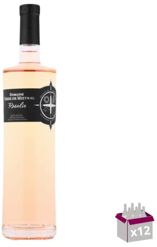 Lot de 12 Terre de Mistral – Rosé Rosalie 2021 – AOP Côtes de Provence Sainte Victoire – 12x75cL