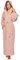 Arus Astra Peignoir de bain pour femmes avec capuchon longueur mollet, taille femme: XL, taille unisexe: XL-XXL, Vieux rose