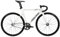 FabricBike AERO - Fixed Gear Fahrrad, Single Speed Fixie Starre Nabe, Aluminium Rahmen und Carbon-Gabel, Räder 28, 5 Farben, 3 Größen, 7.95 kg (Größe M) (Glossy White & Black, M-54cm)