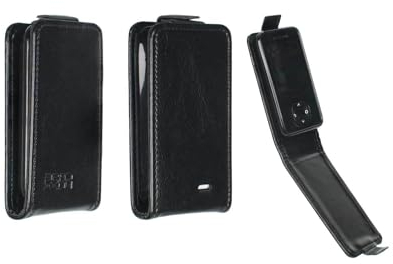 caseroxx Handy Hülle Flip Cover kompatibel mit Dexcom G7 / ONE+, Smartphone Tasche Flip Cover in schwarz
