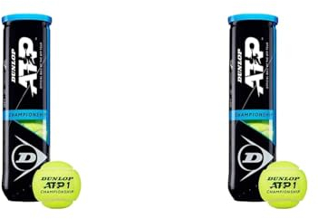 Dunlop Dunlop Unisex – Erwachsene ATP Championship Tennisball, Gelb, Einheitsgröße Dunlop Dunlop Unisex – Erwachsene ATP Championship Tennisball, Gelb, Einheitsgröße (Packung mit 2)