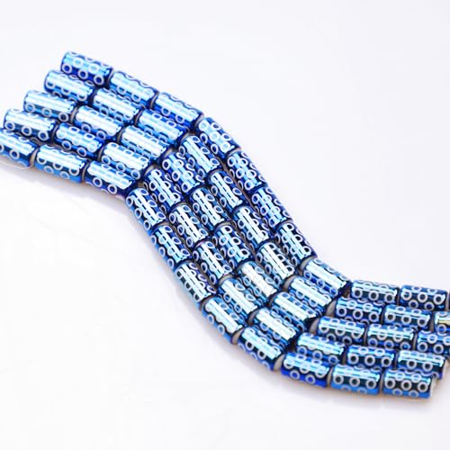 30 Stück Weihnachtskugeln aus Keramik mit Schneeflocken für Schmuckherstellung, Musterperlen für selbstgemachte Bastelarbeiten, Schmuckherstellung, Armbänder, Halsketten, Weihnachts- und