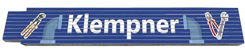 2m Zollstock - mit Beruf - Klempner - Text - Spruch - Glieder-Maßstab - Meterstab bedruckt - Gadget für Männer Opa Papa Vatertag Muttertag Weihnachten Baustelle