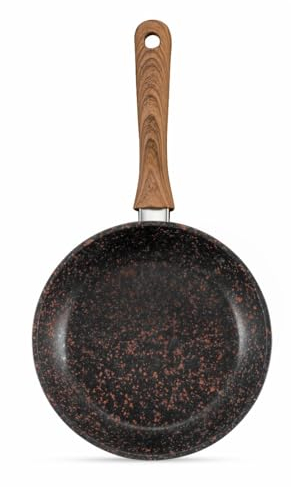 JML 28cm Frying Pan, Black Copper Stone - Non Stick Frying Pans, Durable Aluminium and Stainless Steel Pan, Healthier Frying, Dynamic Heat Distribution, for Gas, Induction, Electric and Ceramic Hobs
