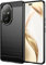 Wookfiss Cover per Honor 200 Pro 5G Custodia, [Fibra di Carbonio] Morbido TPU Custodia, Anti Scivolo Anti Antiurto Case per Honor 200 Pro-Nero