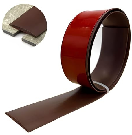 Übergangsprofil Selbstklebend, 4 cm, 5 cm, 7,6 cm Breit, Vinyl Bodenleiste, PVC Fußböden Abdeckleiste, Übergangsschiene Zum Verbinden Von Bodenlücken(Coffee,7.6cm x 100cm)