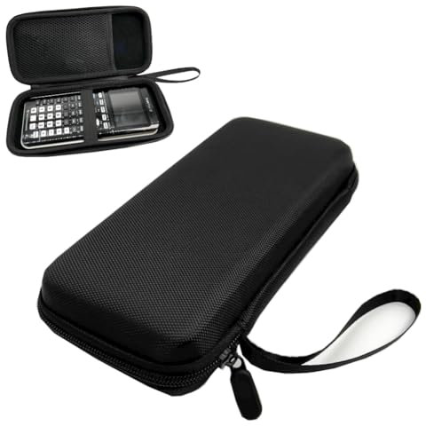 Cymwer Eva Hartgrafik-Taschenrechner-Tasche, Reise-Aufbewahrungstasche for Texas Instruments TI-84 Plus CE/TI-84 Plus/TI-Nspire CX II CAS