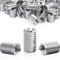 Jyvex Inserto de rosca M8 a M5 x 10 mm, 24 unidades adaptador de rosca m8 m5, casquillo roscado de acero inoxidable, adaptador para conexiones roscadas, manguito reductor M8 a M5, adaptador M5 a M8