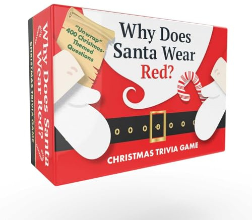 Why Does Santa Wear Red? Christmas Trivia Game: Unwrap 400 Christmas-Themed Questions