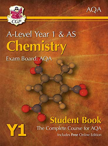 A-Level Chemistry for AQA: Year 1 & AS Student Book with Online Edition: course companion for the 2026 and 2027 exams (CGP AQA A-Level Chemistry)