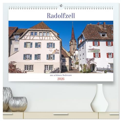 Radolfzell am schönen Bodensee (hochwertiger Premium Wandkalender 2026 DIN A2 quer), Kunstdruck in Hochglanz: Radolfzell - drittgrößte Stadt am Bodensee (CALVENDO Orte)