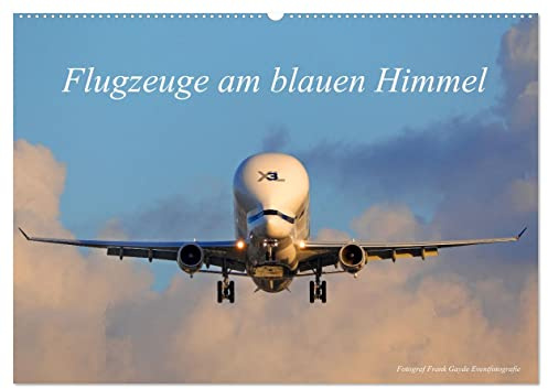 Flugzeuge am blauen Himmel (Wandkalender 2026 DIN A2 quer), CALVENDO Monatskalender: Dieser Kalender zeigt eine Vielzahl an Flugzeuge bei ... werden erläutert! (CALVENDO Mobilitaet)