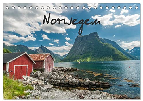 Norwegen (Tischkalender 2026 DIN A5 quer), CALVENDO Monatskalender: Norwegens imposante Landschaften (CALVENDO Orte)