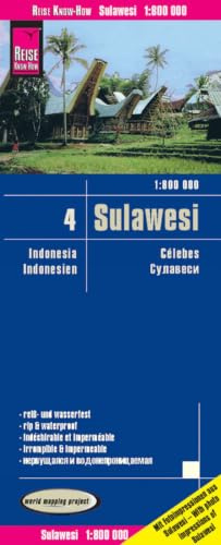 Reise Know-How Landkarte Sulawesi (1:800.000) - Indonesien 4: reiß- und wasserfest (world mapping project)