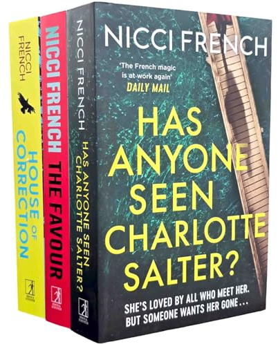 Nicci French 3 Books Collection Set (House of Correction, The Favour & Has Anyone Seen Charlotte Salter?)