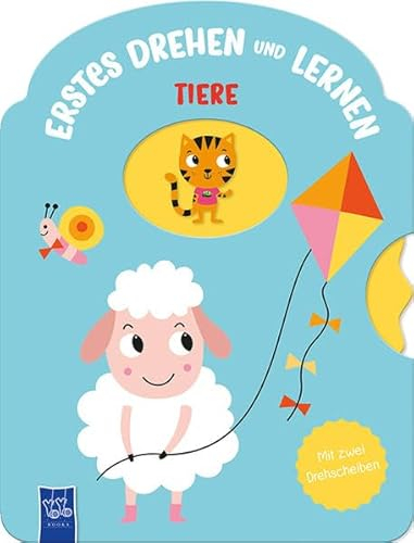 Erstes Drehen und Lernen: Tiere: Mit zwei Drehscheiben
