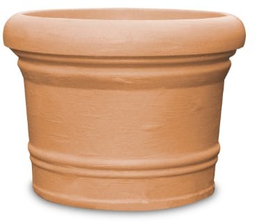 Floralo Pflanztopf Lucca frostsicher, rund, terracotta, 30 xH22 cm