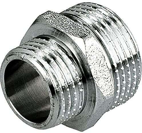 3/4 x 1/2 (25x20mm) MALE REDUCTION NIPPLE UNION FITTINGS CHROME PLATED BRASS