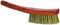 Gerlon 578 Brosse en acier laitonné Manche allongé, Marron