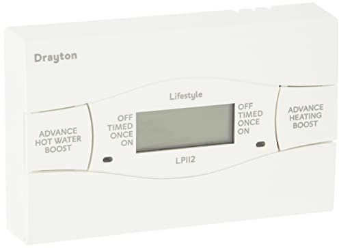 Drayton 25473 LP112 (Mk4) 2 Channel Programmer , White , 230 Volts