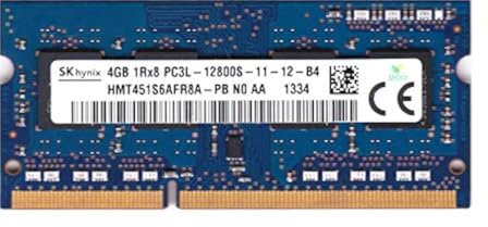 Hynix 4GB DDR3L 1600MHz module de mémoire 4 Go DDR3 - Modules de mémoire (4 Go, 1 x 4 Go, DDR3, 1600 MHz, 204-pin SO-DIMM)