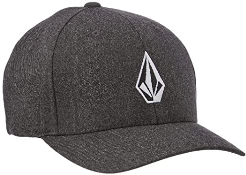 Volcom Herren Cap Full Stone Hthr Xfit, Charcoal Heather, L/XL, D5511588CHH