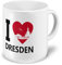 XXL Jumbo-Städtetasse Dresden - XXL Jumbotasse mit Design I Love Dresden - Städte-Tasse, Städte-Krug, Becher, Mug