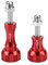 PULUZ CNC Aluminio Pulgar Perno inoxidable Tornillo Tuerca Set para GoPro HERO4 Session /4/3+/3/2/1, Xiaomi Yi, SJ4000, SJ5000, SJ6000 (rojo)