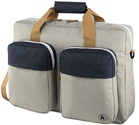 Laptoptasche, Saft, 40 cm, Marineblau/hellgrau
