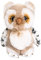 Uni-Toys - Eule beige-weiß - 18 cm (Höhe) - Plüsch-Vogel - Plüschtier, Kuscheltier