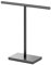 Gatco 1444MX, moderno porta asciugamani da banco autoportante, base rettangolare, nero opaco/26,7 cm di larghezza x 28,3 cm di altezza, porta asciugamani da appoggio, per bagno, cucina e