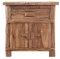 Windalf Natur Vintage Kommode Flurkasten Carol 71 cm Rustikaler Wurzelholz Nachtschrank Nachtkasten Sideboard Handgearbeitetes Unikat