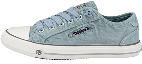 Dockers by Gerli 42VE201700620 Damen Slip On Sneaker Textil in blau - Gr. 37