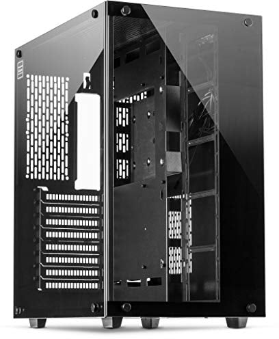 Inter-Tech C-701 Panorama ATX Gehäuse, Tempered Glass, Schwarz, 88881327