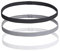 3 Stück Haarbänder Sport, Elastisches Haarband Herren Damen, Gummi Haarband Hairband/Sport Stirnbänder Nicht Rutschend für Männer, Frauen, Jungen, Kinder(Schwarz Weiß Grau)