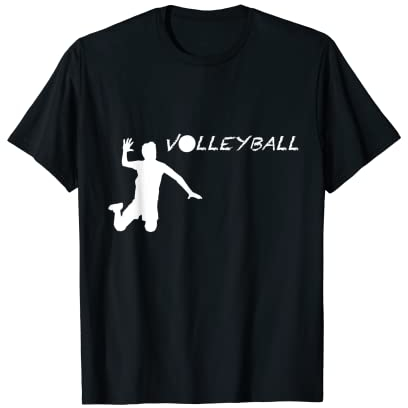 Volleyball Beachvolleyball für Herren und Jungs T-Shirt