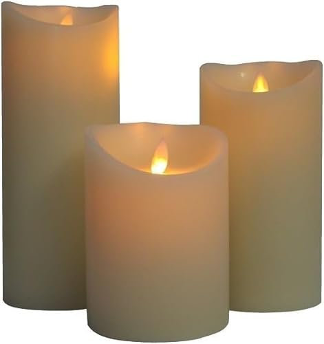 Magische Elektromagnetische Kerze in Champagner Farbe versch. Grössen von JOKA International … (Elektromag Kerzen Champagner (Größe 1: 9 x13 cm)