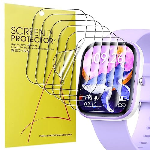 Blueshaweu Schutzfolie Kompatibel für Slothcloud Kinder Smartwatch 1.4 H97, HD klar Flexible TPU Displayschutzfolie [6 Stück] für Slothcloud H97 Smartwatch