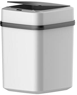 Soporte Para Teléfono Doméstico Inteligente Sensor 10L Cocina Basura Auto Residuos de basura de basura automático Smart inteligente Aparatos Domésticos Inteligentes Asiáticos (Silver, One Size)