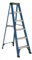 Teleskopleiter Klappleiter Fiberglas-Leiterstufe, 3 m Reichweite, 102 kg, Tragkraft, Dachbodenleiter