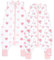 Mama Cheetah Toddler Sleep Sack mit Füßen 4T - 5T, 2.5 TOG Bio-Baumwolle Baby Schlafsack mit Beinen, Baby Wearable Decken für Wanderer w / 2-Wege-Reißverschluss, Baby Schlafsack für Mädchen & Jungen