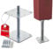 SOTECH Pfostenträger 160 x 160 x 250 mm Gewinde M24 Stahl feuerverzinkt Pfostenbefestigung höhenverstellbar Anker zum aufschrauben Witterungsbeständig