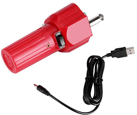 Nutriess Barbecue Grill Rotator Motor BBQ Roast Bracket Accessory with USB Wire Barbecue Motor Rotator Grill Motor Battery Rotator Motor for BBQ Grill