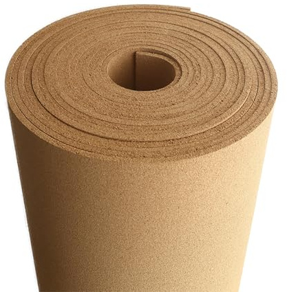 SRNSAEB Pinnwand Kork Große, rollbare Korktafel für den gewerblichen Gebrauch, 6 mm dick, robuste Korkenrolle für Ankündigungen als Wanddekoration/für Zeitpläne/zum Basteln(48x116in/1.22x2.95m)